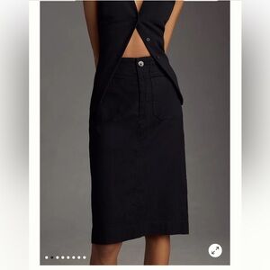 Maeve Colette Black pencil skirt